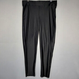 Torrid Pants Womens 2 (2X) Black Leggings Stretch Pull On Activewear Plus Size
